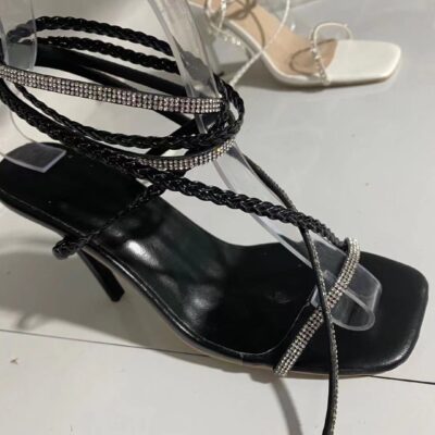strappy stiletto high sandals‎