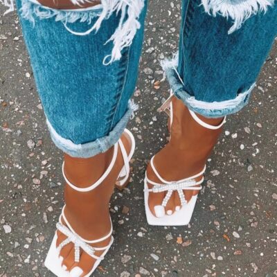 leisure High heel sandals